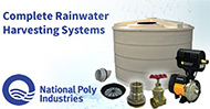 Main Fittings and Accessories for Your Rainwater Tank System